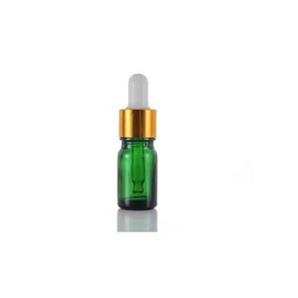 Flacon d'huile essentielle en verre ambré 30ml, 2,5cm x 6,5cm, protection UV