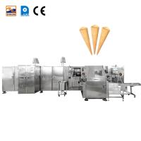 PLC 1.5KW Barquillo Cone máquina de panificação Máquinas de snack food