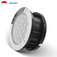 RGB Control 24W 24V DMX512 Underwater Led Spotlights,316L stainless steel under pool