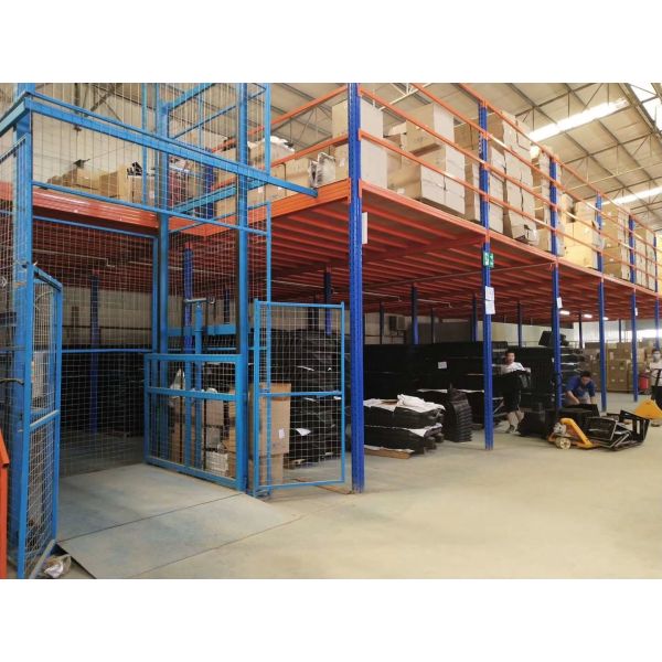 Multi Tier Storage Mezzanine Platforms 8 Tons Steel Mezzanine Floor Rack