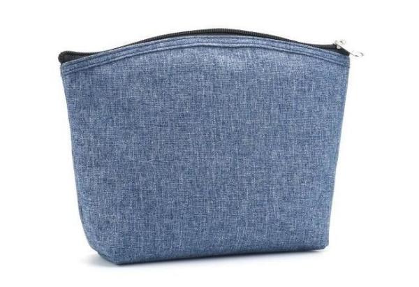 Travel Size Makeup Pouch Bag 600D Tone Polyester Material Made For Ladies