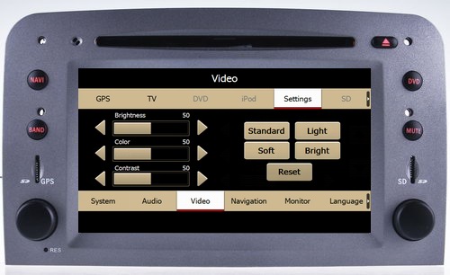 Touch screen radio gps for Alfa Romeo GT /Alfa Romeo 147 with car mp3 player OCB-8805