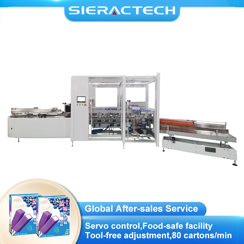 Automatic Ice Cream Vertical Cartoning Machine with Low-Temperature Handling and Servo Feeding System