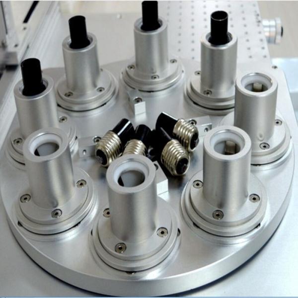 Automatic Rotary Device Fiber Laser Marking Machine 8 Position For LED Bulb