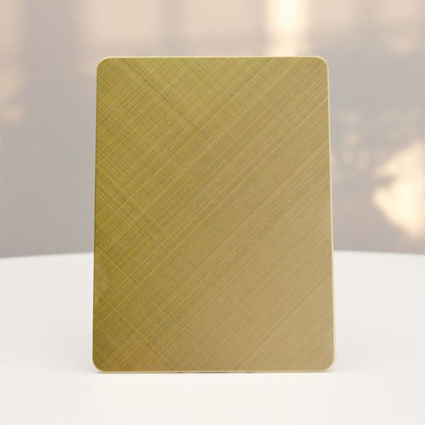 Перекрестная почищенная щеткой нержавеющая сталь 10 покрывает коррозионностойкие материалы