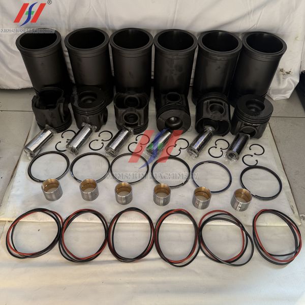 6D125 Cylinder Liner Assembly Komatsu Diesel Engine Overhaul Parts