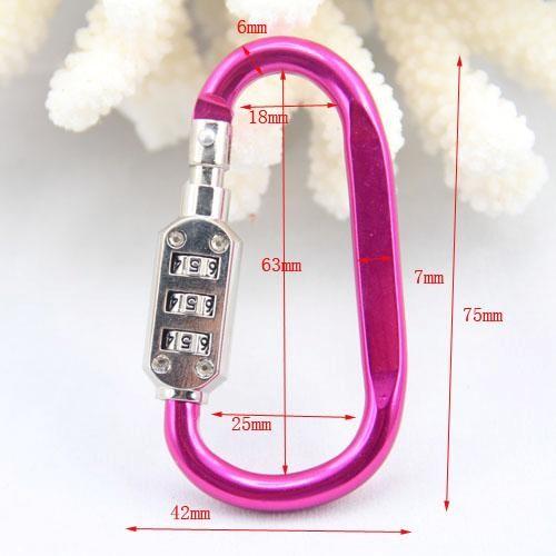 3 Digital Mountain buckle for Luggage/ climbing hook/Carabiner