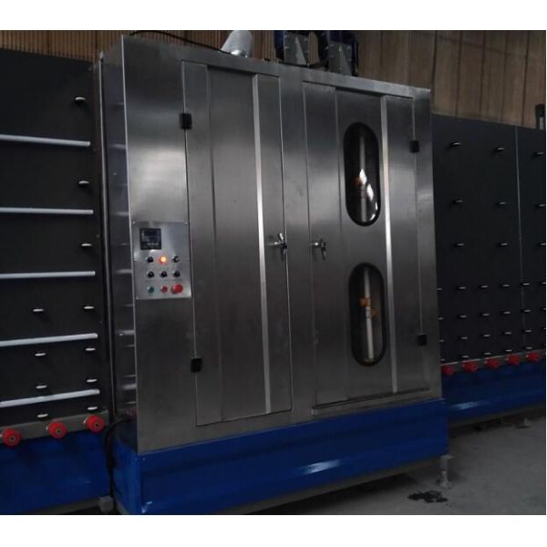 50HZ / 220V Double Glazing Equipment , Vertical Glass Washing and Drying Machine
