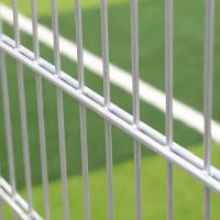 Steel Anti-Climb Security Fence 656 Double Horizontal Wires Safety Fence