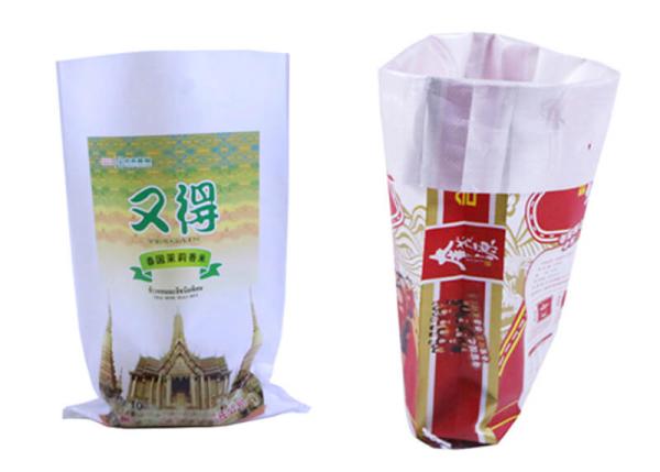 25Kg Bopp Laminated PP Woven Bags Double Stitched Woven Polypropylene Bags