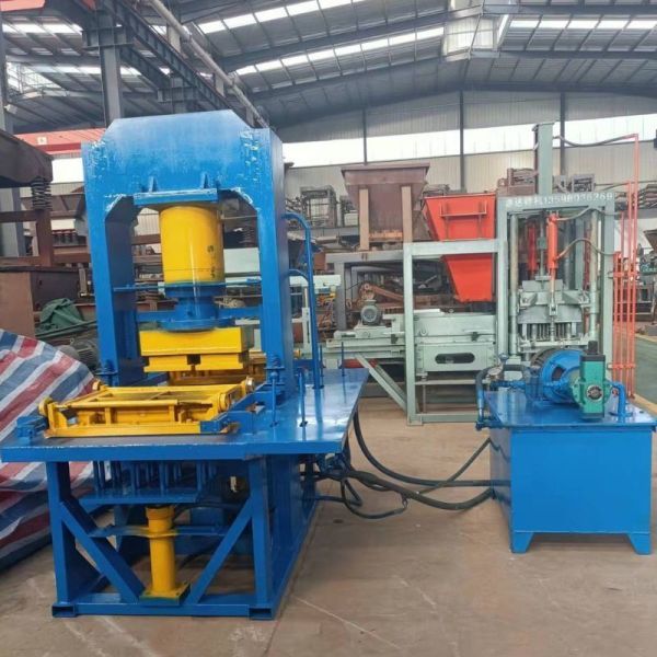 Automatic Slag Hydraulic Vibration Hollow Solid Cement Paving Interlock Brick Machine
