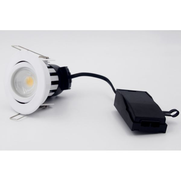 70mm Cut Out Downlights 600lm Fire Rated Downlight With Connection Box