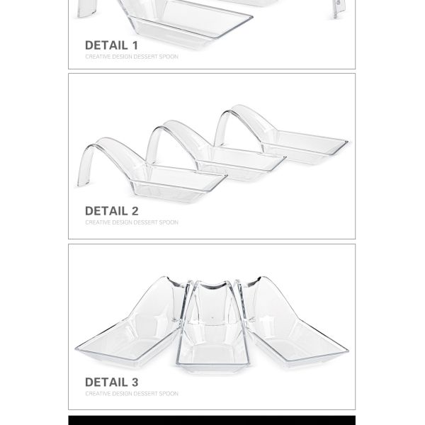 Amazon top seller 2019 Chinese cutlery disposable plastic creative spoon