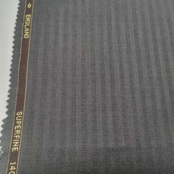 Stripe Breathable Wicking Fabric 90% Polyester 10% Wool 288gsm