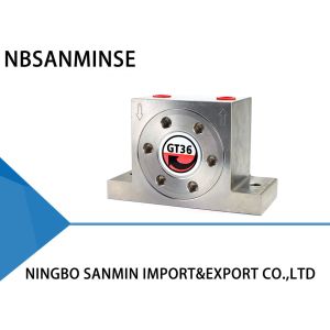 Componentes neumáticos de acero inoxidables del vibrador de la anticorrosión del vibrador del aire de la turbina de GT para el transportador del alimentador