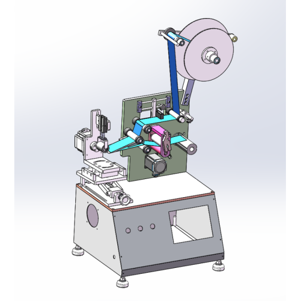 Tapered Semi Automatic Labeling Machine Coffee Juice Snack Cup Applicator Custom
