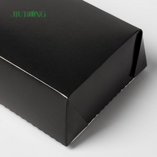 Simple Elegant Folding Box Packaging Corrugated Paper Board Hamburger Box