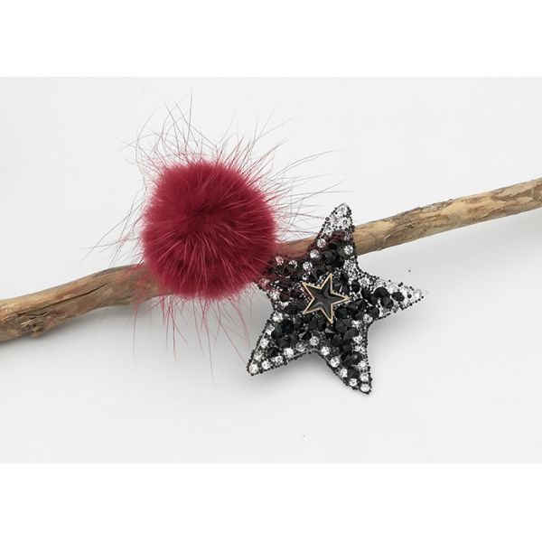 Five - Pointed Star Flower Embroidery Patches Suitable For Girls Clothes Fashionable