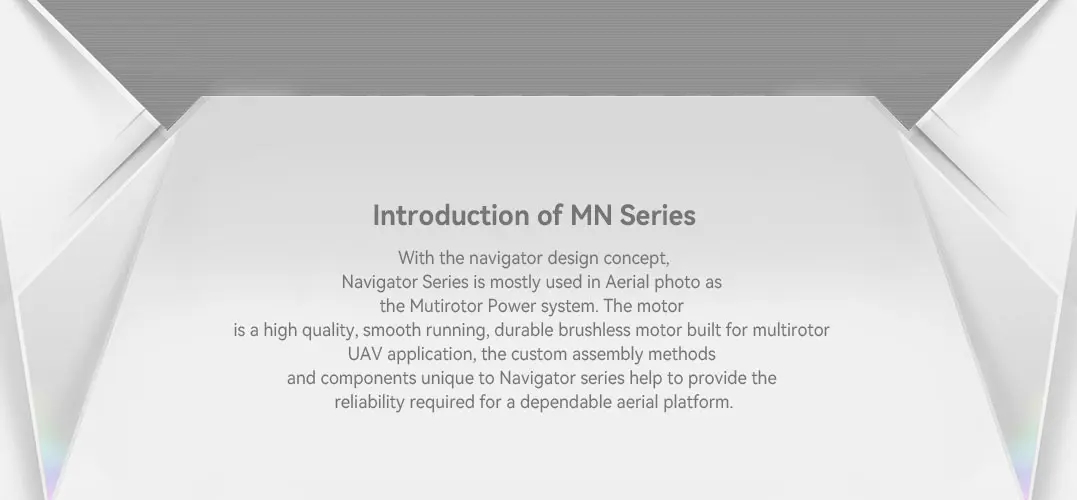 T-MOTOR MN3508 High Quality Multi-Rotor Fixed Wing Lightweight Brushless  RC Quadcopter Motor
