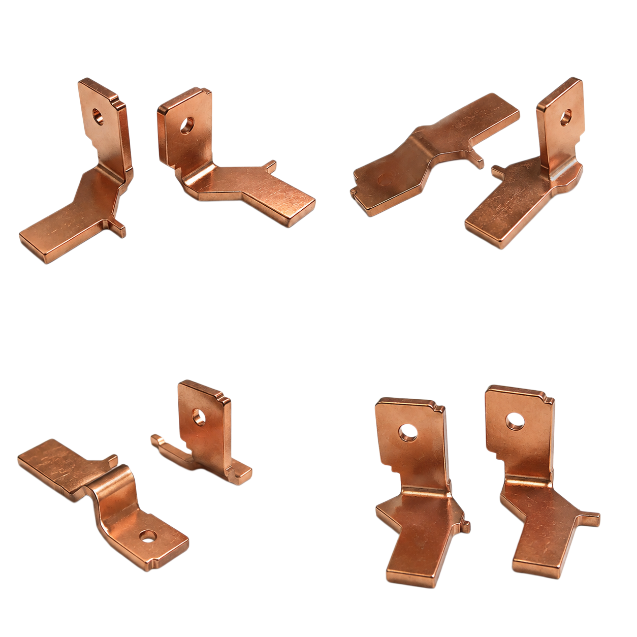 High Conductivity Copper Bending Busbar with Precision Bending for Custom OEM EV Battery Connector