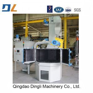 Wheel Sand Blaster Rotary Table Shot Blasting Machine for Steel Surface Cleaning