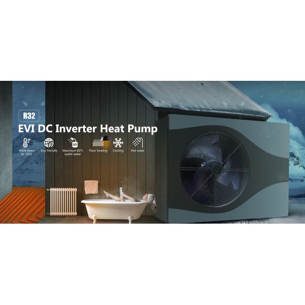 R32 Высокопроизводительный воздушный тепловой насос мощностью 6 КВт/10 КВт/14 КВт для устойчивых жилых и коммерческих климатических решений