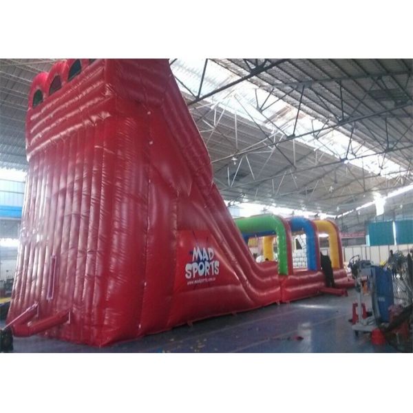 Three Lanes Inflatable Water Slide, Jumbo Water Slide Inflatable For Adults