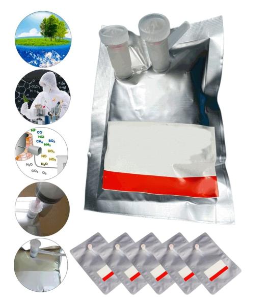 Gas Sampling Bags,Aluminum Foil Air Sample Bags 0.1~15L For Gas Collection And Storage