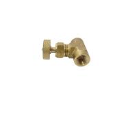 fêmea de alta pressão da válvula de agulha do bronze de 1/2” NPT e fêmea forjados