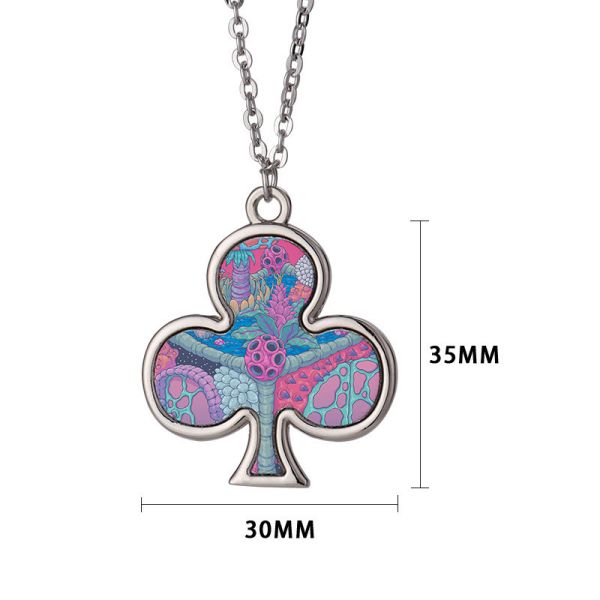 Custom Metal Necklace Fashion Unique Jewelry Necklaces For Heat Transfer Durable