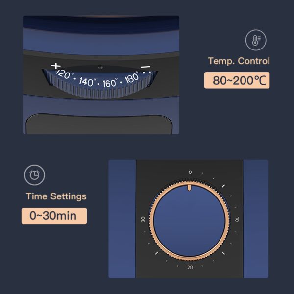 Automatic 6.5L Smart Air Fryers 6.9 Quart 1500 Watt