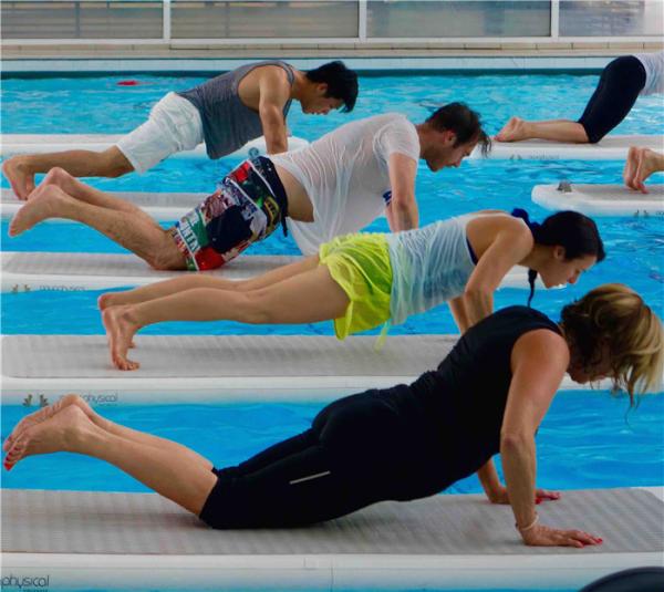 Light Grey Floating Water Yoga Mat Lightweight Sup Yoga Mat For Woman