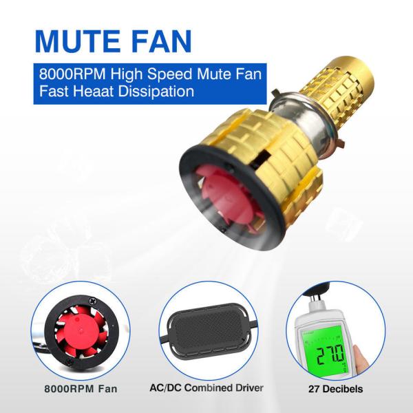 M1-YY ouro Lente de luz com motor Super brilhante Farol de motocicleta