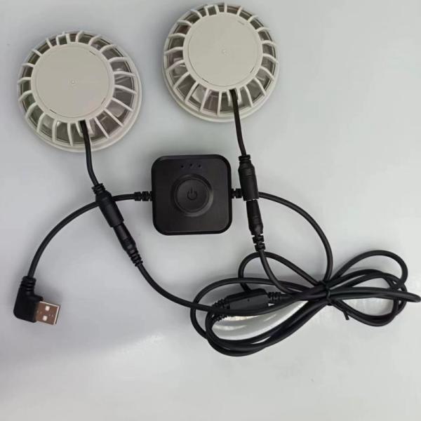 Japanese Brushless Motor Air Conditioning Vest Fan Small Two Fans In One Lightweight