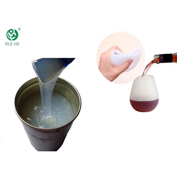 Wine Glass Transparent Liquid Silicone Rubber , Clear Silicone Rubber Liquid