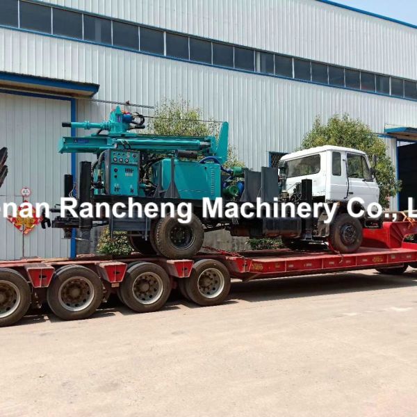 The RCF350T Truck-Mounted Water Well Drilling Rig Has A Drilling Depth Of 350 Meters