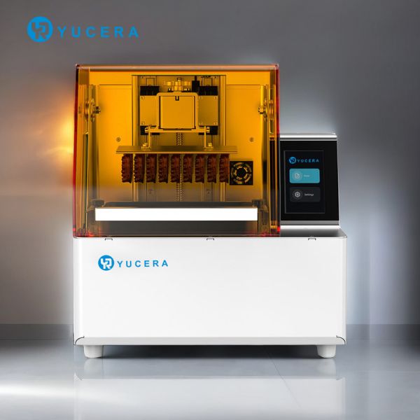 Yucera Multi Functional Digital Light Processing DLP 3D Printer with 192*120*100mm Printing Size and Double Linear Guide Z-axis for Dental Models