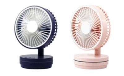 Portable Desk Fan with 2000mAh Battery and Mist Spray