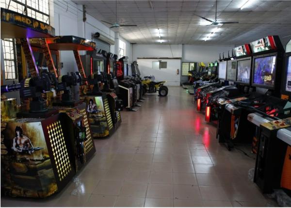 Amusement Park 55 LCD Rambo Arcade Machine 400w Arcade Shooting Game Machine