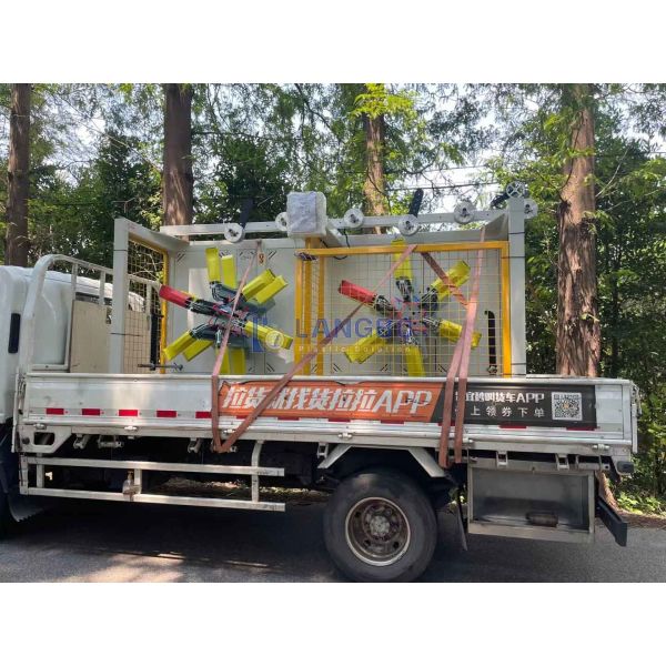 Pipe Coiler For Plastic Extruder PE Pipe Profile Extrusion Production Line