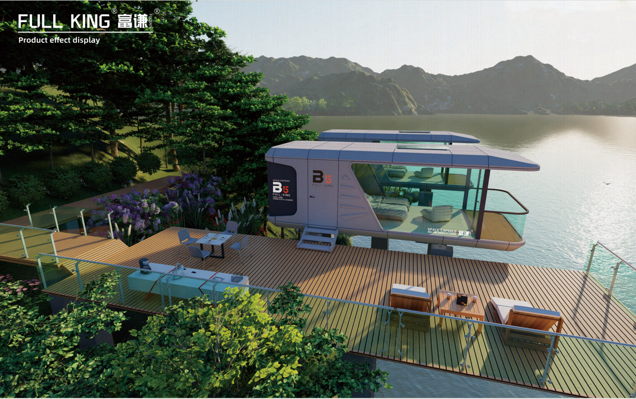 Prefabricated Apple Capsule House for Luxury Pod Hotels