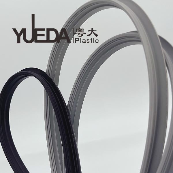 OEM ODM PVC Plastic Profiles Extruded Plastic Parts For Cabinets Glass Plastic Seal