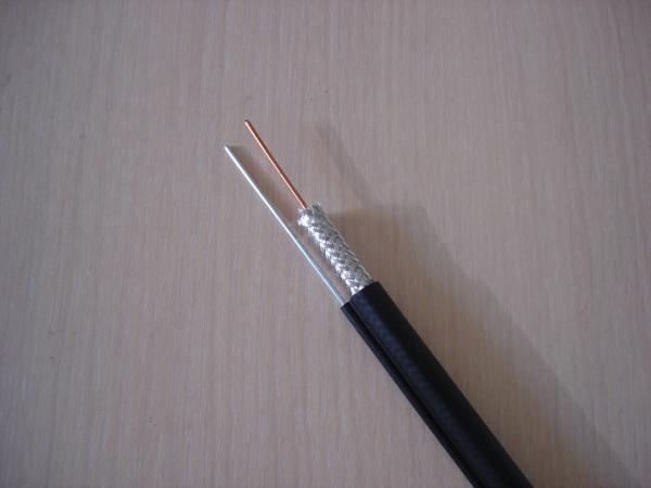 PVC Jacket RG6 Coaxial Cable RG6 Drop Cable FOR CATV CCTV Braiding Type 75 ohm