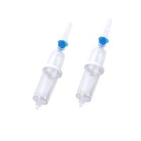 L'Iv jetable médical d'infusion a placé les composants en plastique de chambre d'égouttement avec le filtre à air