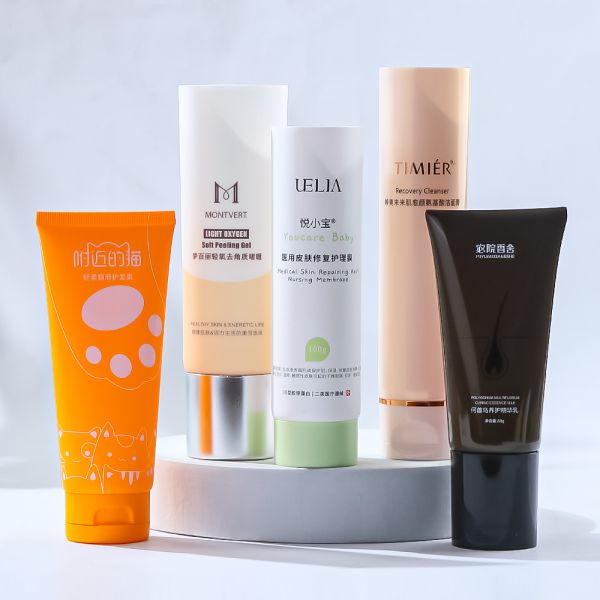 Custom Cosmetic Tube Packaging with Leak-Proof Sealing, Lightweight Design, and Custom Printing for Skincare & Beauty Products