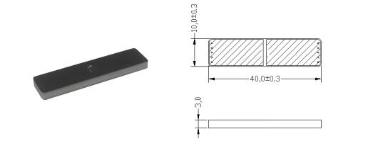 бирки UHF небольшие RFID 40 x 10 x 3MM, бирка RFID электронная для управления товаров металла