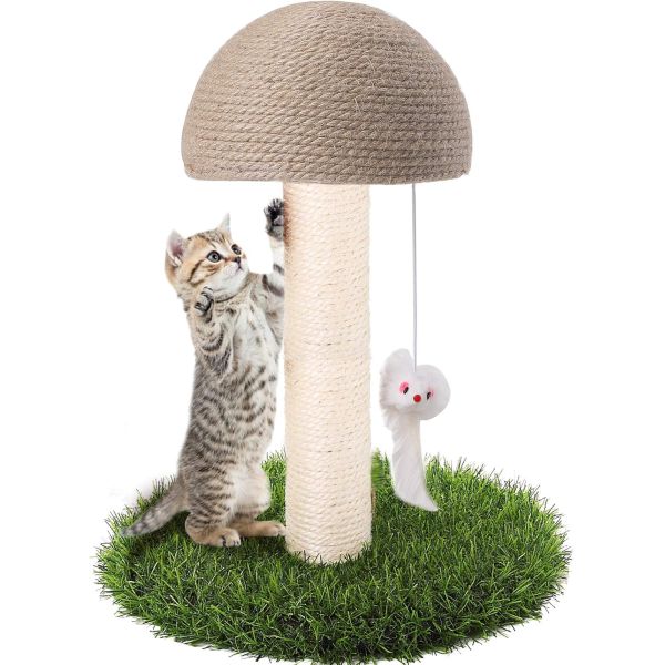 Natural Sisal Luxury Cat Tower A Stylish and Sturdy Play Space for Modern Felines