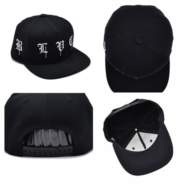 Os chapéus lisos clássicos do Snapback da borda anulam a viseira lisa da mistura do algodão de Underbrim