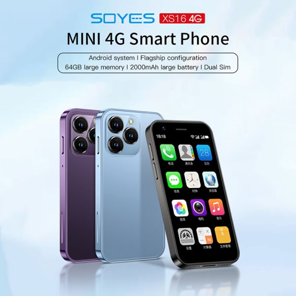Mini 4G America Smart Phone  Android 10.0 3+ 64GB Google App Store GPS WiFi OTG
