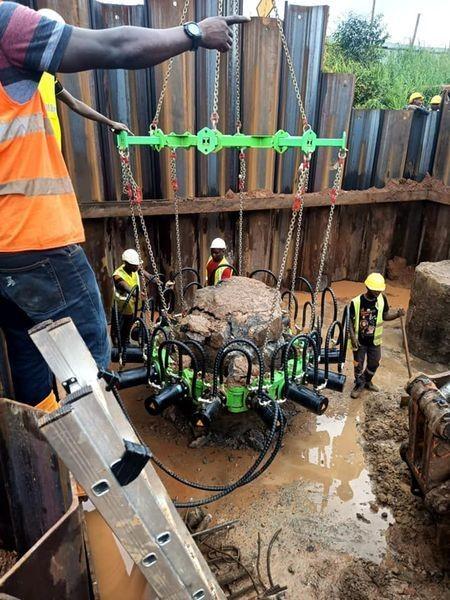 Fornecedores de fábrica Máquina de condução de pilhas hidráulicas Triturador de pilhas de concreto Quebra-pilhas hidráulicas para escavadeiras